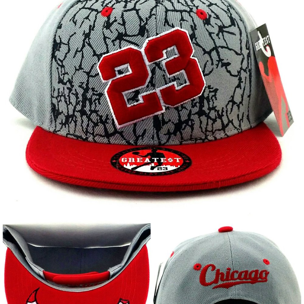 Greatest 23 Youth Cracked Cement Snapback Hat